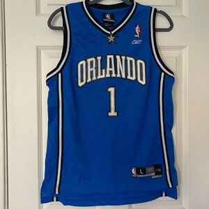 Vintage Reebok Orlando Magic Tracy McGrady #1 Authentic NBA Basketball Jersey